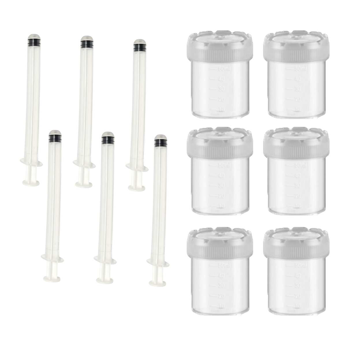 Squirter and Specimen Cup 6 Pack