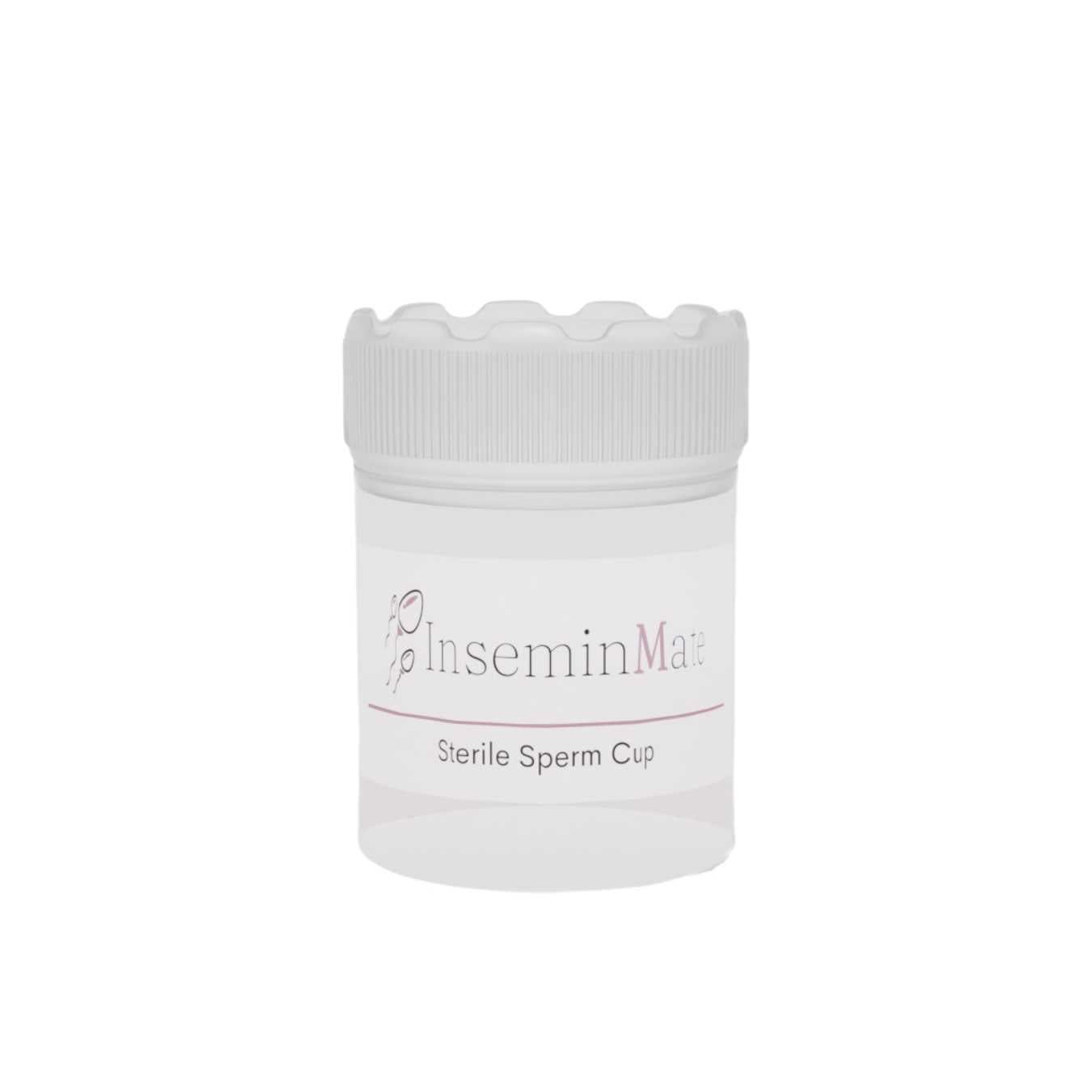 Sterile Sperm Cup by inseminmate is a cup where sperm is collected into for use of home insemination