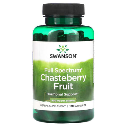 Full Spectrum Chasteberry Fruit, 400 mg, 120 Capsules